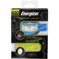 Energizer 100 Lumen Sport Pack pandelampe inkl. LED armbånd