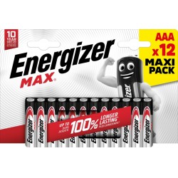 Energizer Max AAA 12 Pack - Batteri
