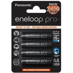 Panasonic eneloop pro AA / R06 2450mAh - 4 stk. genopladelige batterier