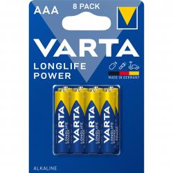 Varta Longlife Power Aaa 8 Pack - Batteri
